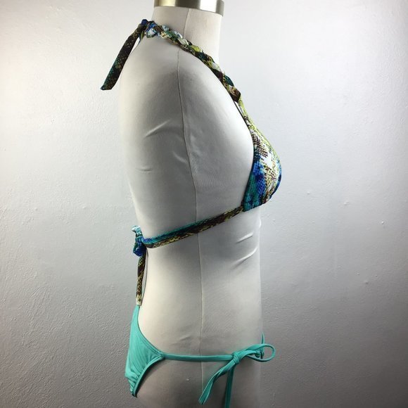 Mix & Match 2-Piece Halter Top String Bikini Small - Picture 4 of 9